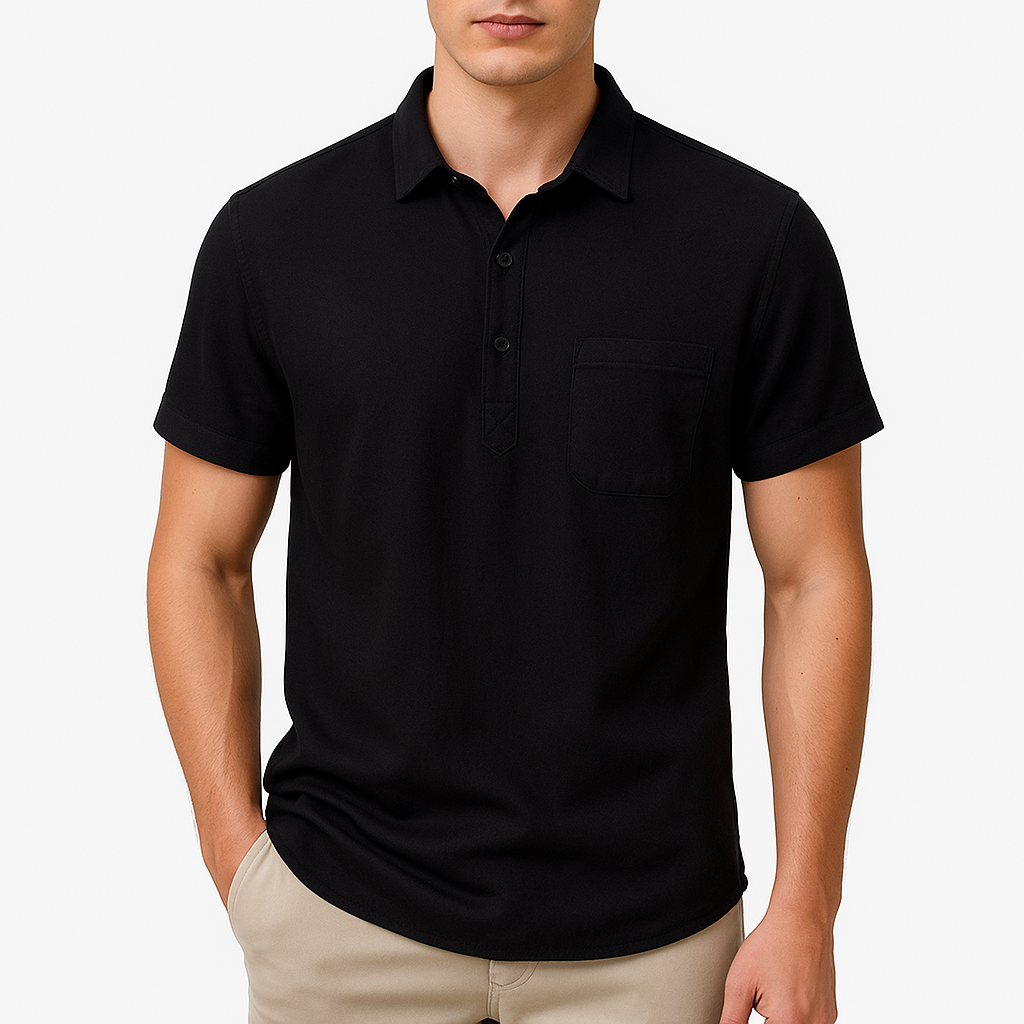 Luke | Classic Linen Polo Shirt for Men