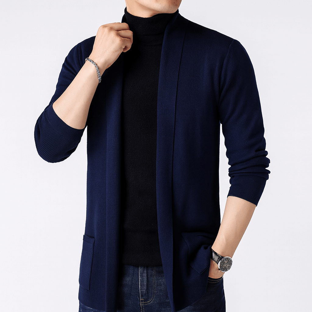 Jake | Cozy Long Knit Cardigan for Men