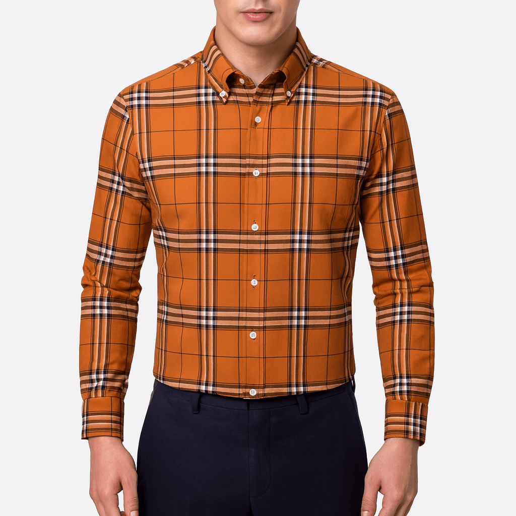 Matt | Plaid Button-Down Shirt for Men