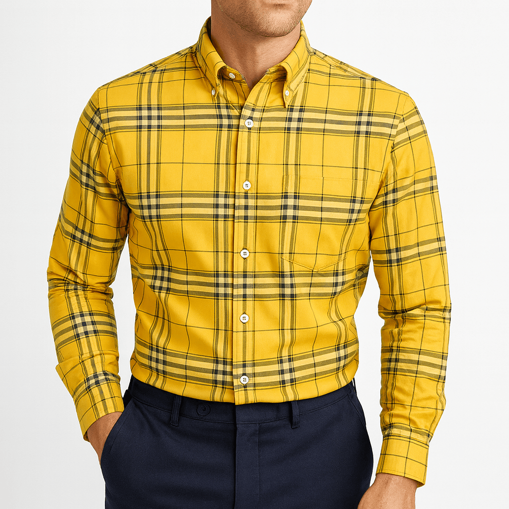 Matt | Plaid Button-Down Shirt for Men