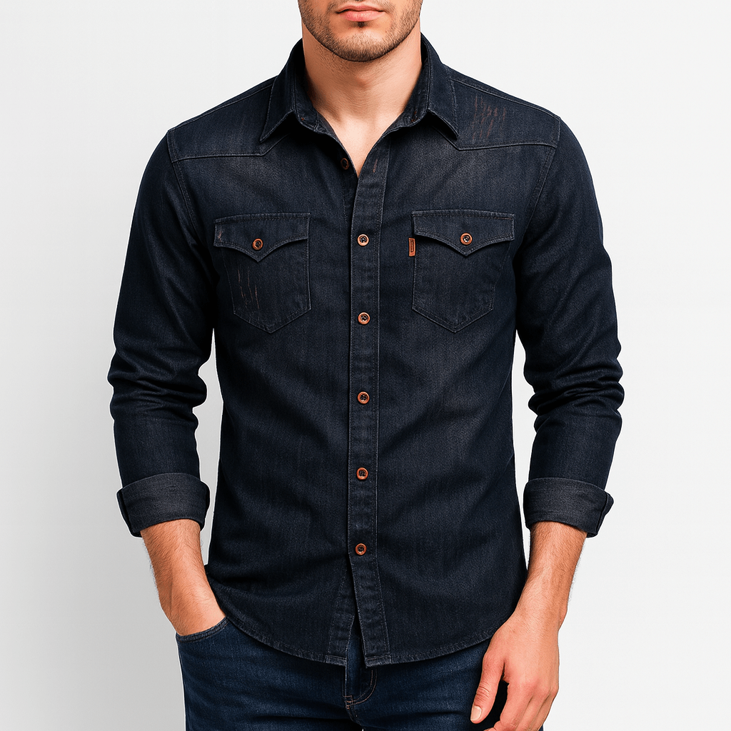 Mike | Casual Pocket Front Men's Shirt