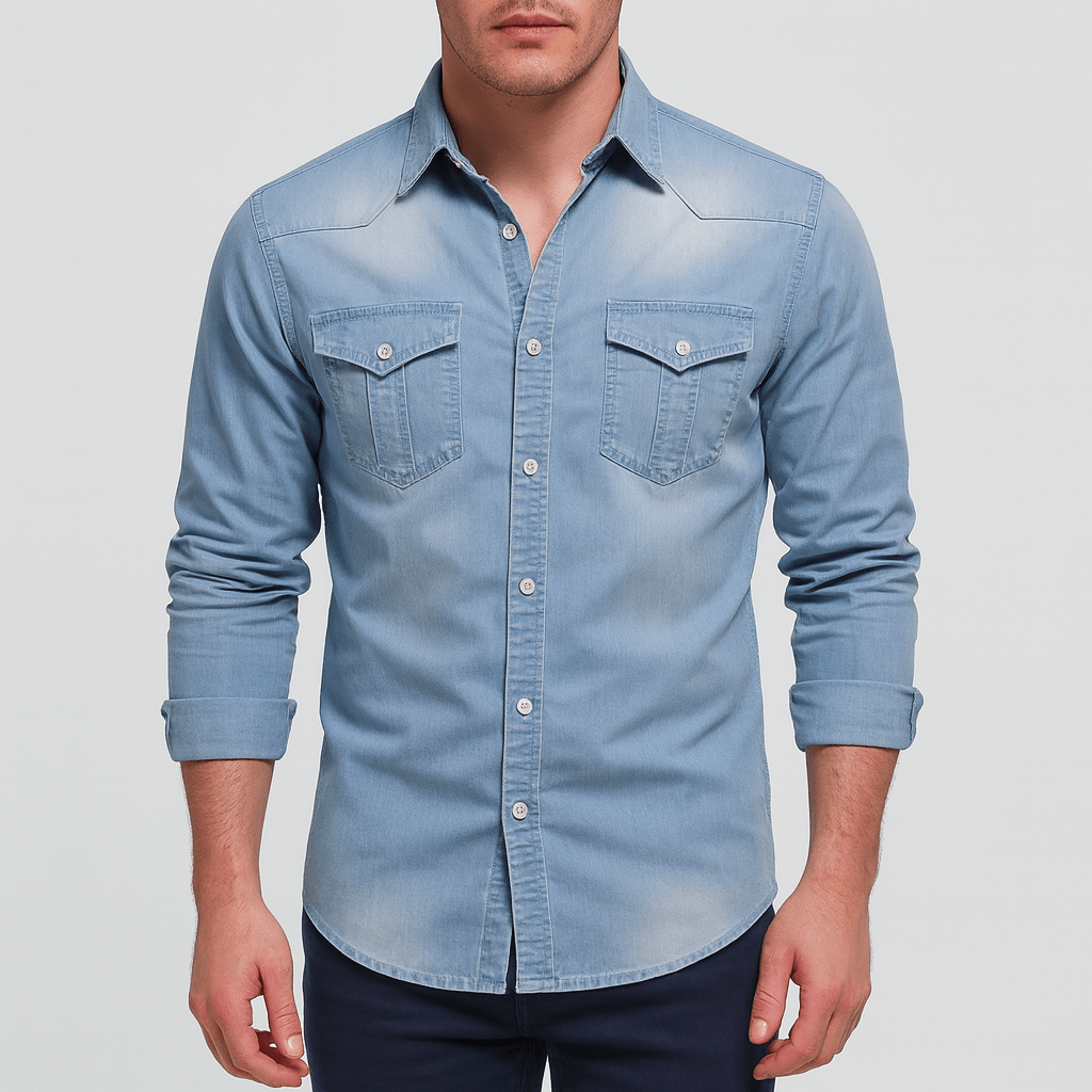 Mike | Casual Pocket Front Men's Shirt