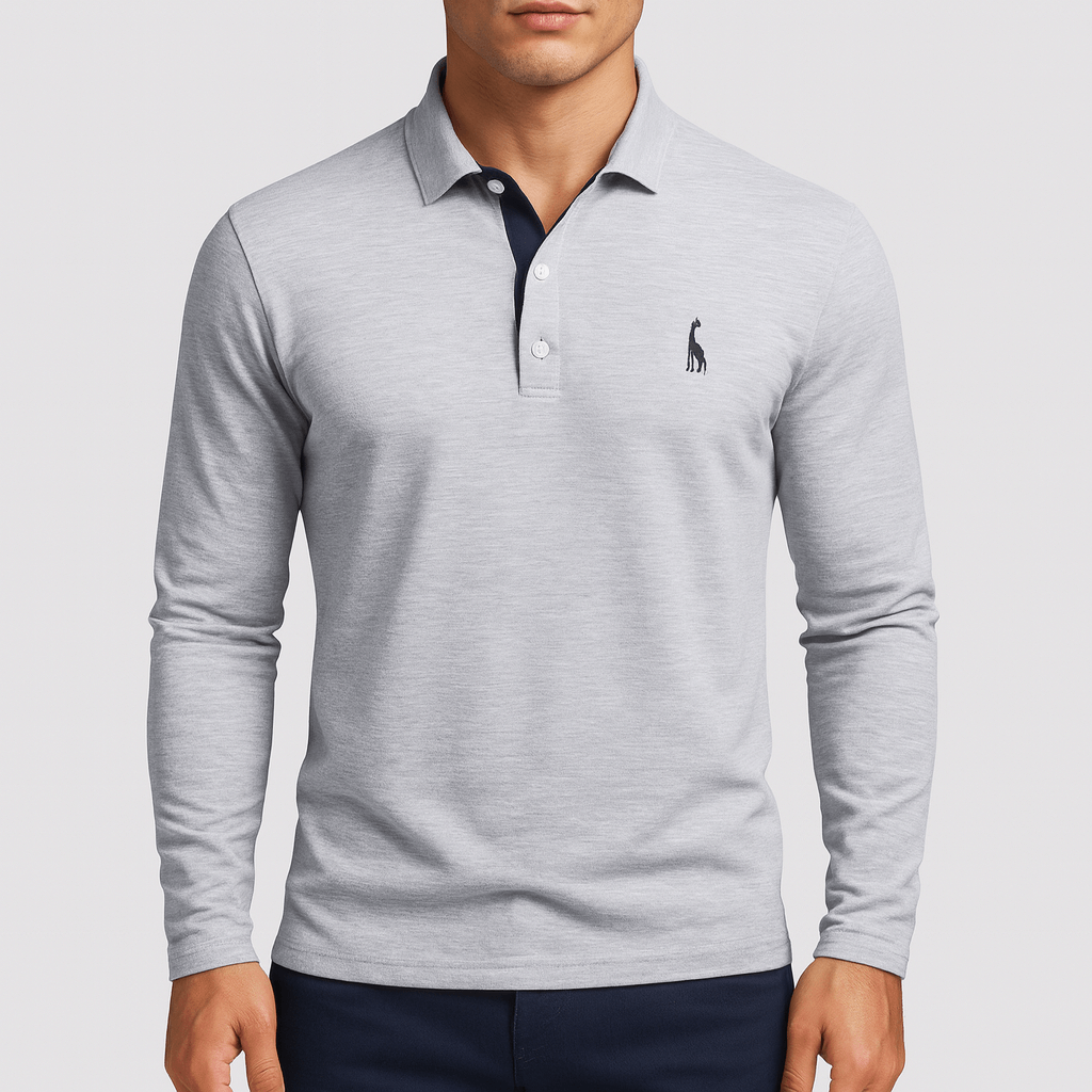 Chris | Elegant Polo Knit Sweater for Men