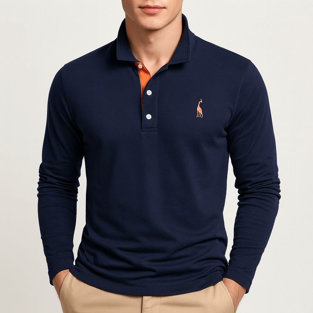 Chris | Elegant Polo Knit Sweater for Men