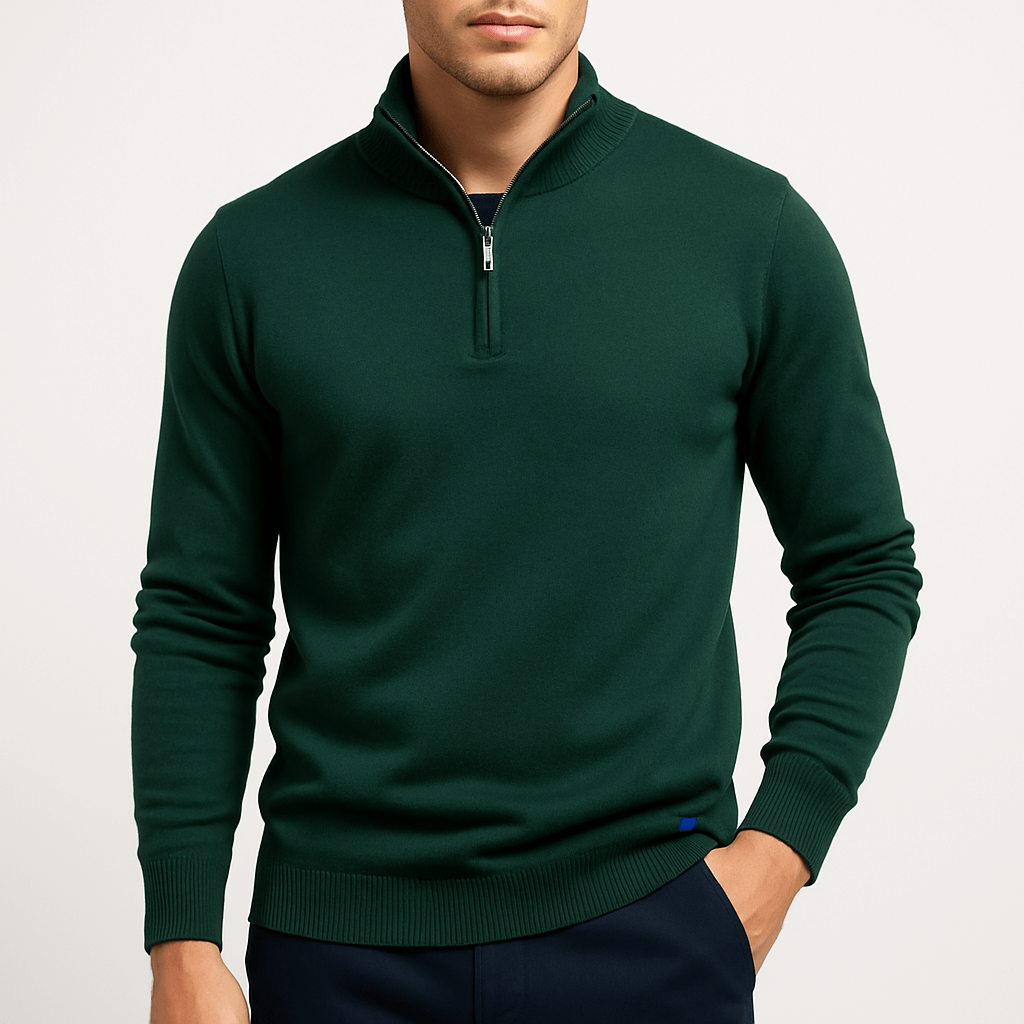 Tom | Quarter-Zip Slim Fit Sweater for Men