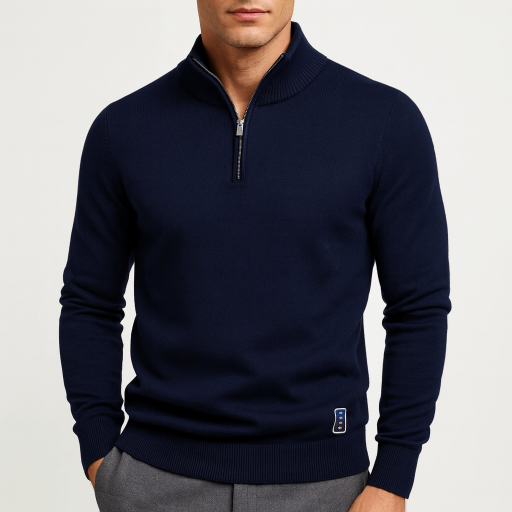 Tom | Quarter-Zip Slim Fit Sweater for Men
