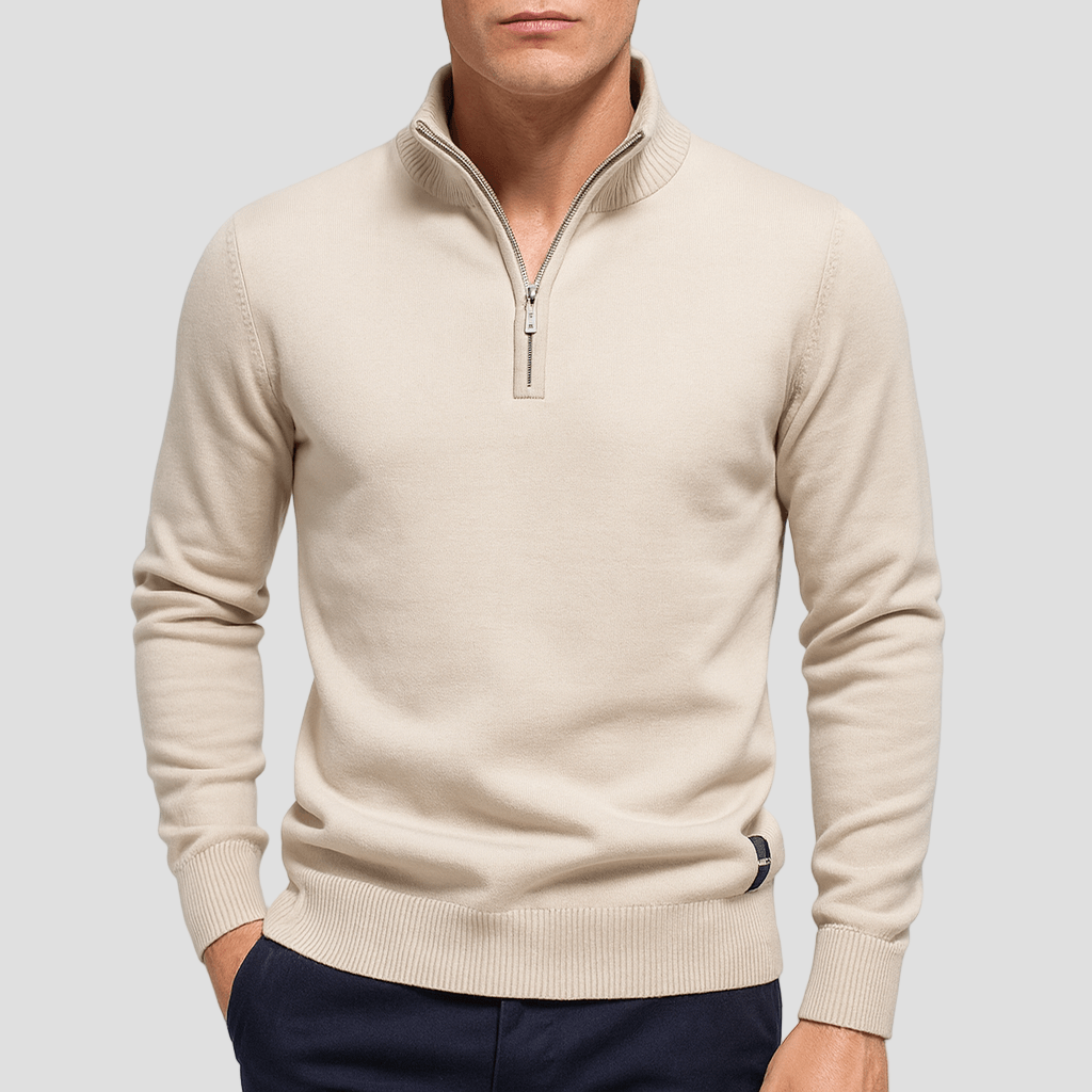 Trent | Quarter-Zip Slim Fit Sweater