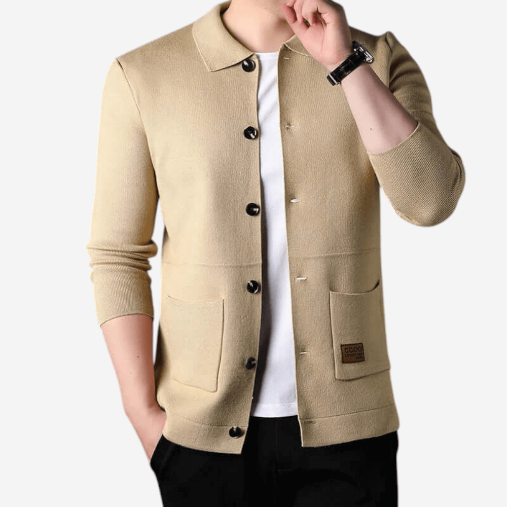 Alex | Slim Fit Knit Cardigan for Men