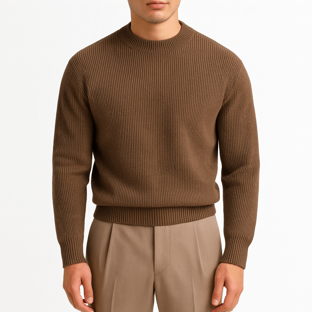 Ben | Ribbed Wool Sweater for Men
