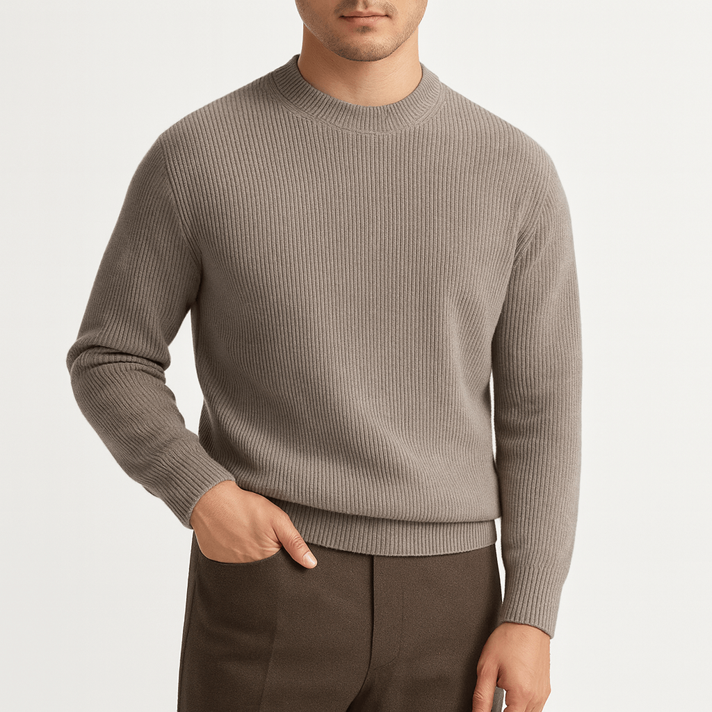 Ben | Ribbed Wool Sweater for Men