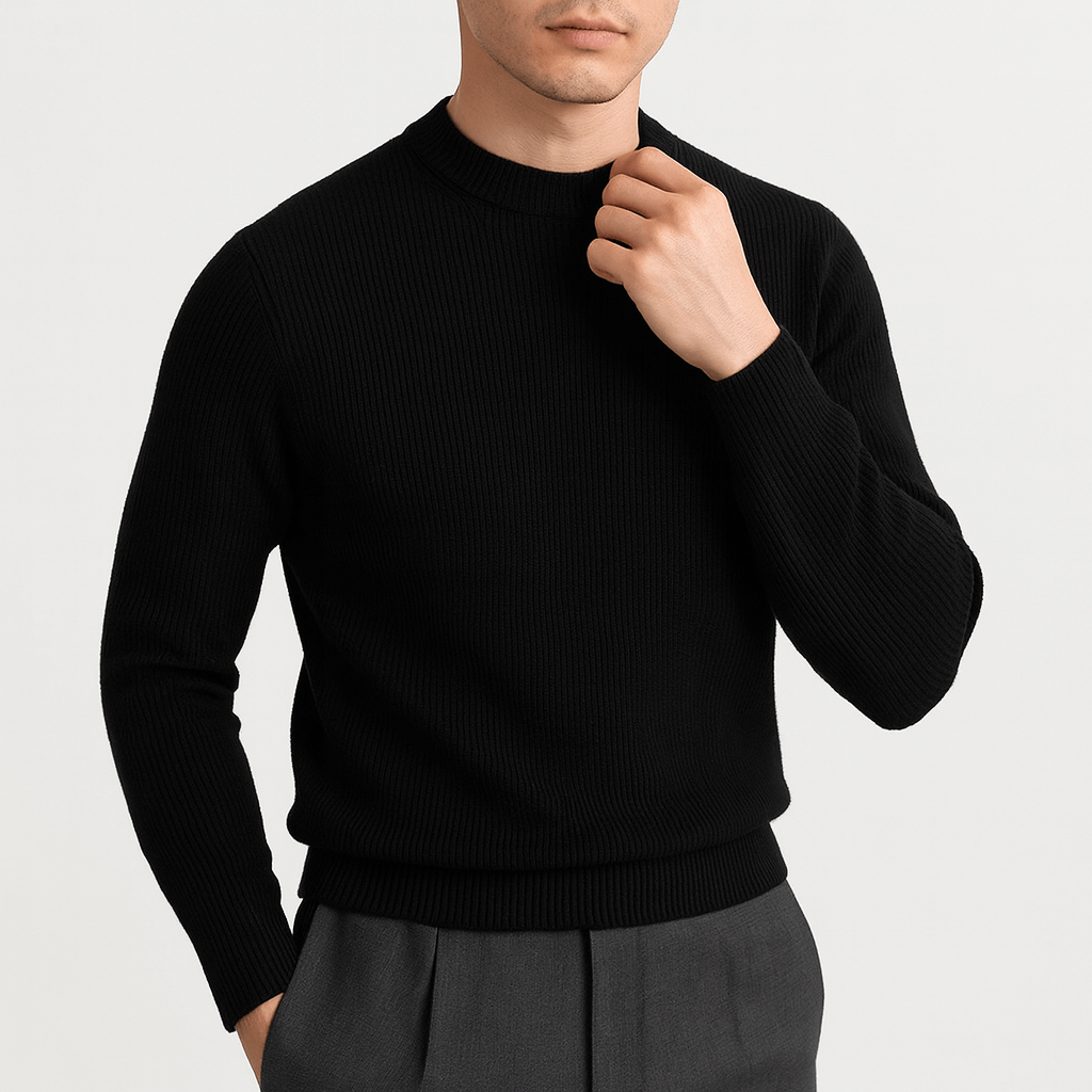 Ben | Ribbed Wool Sweater for Men