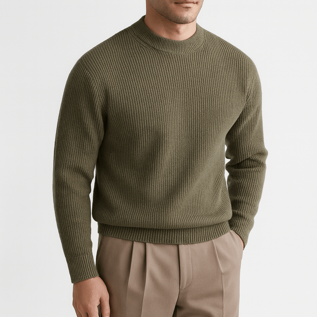 Ben | Ribbed Wool Sweater for Men