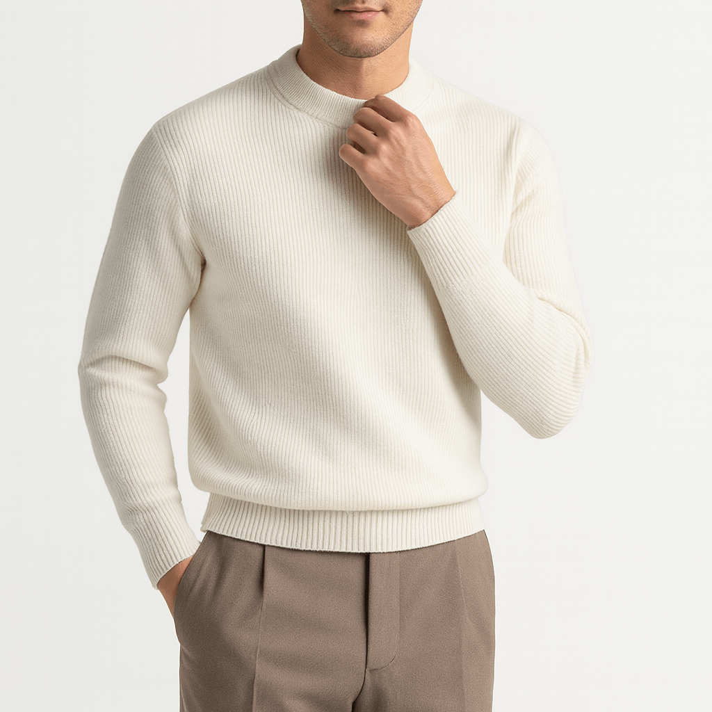 Ben | Ribbed Wool Sweater for Men