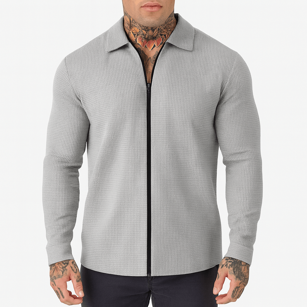 Ben | Stylish Woven Zip Shirt for Men