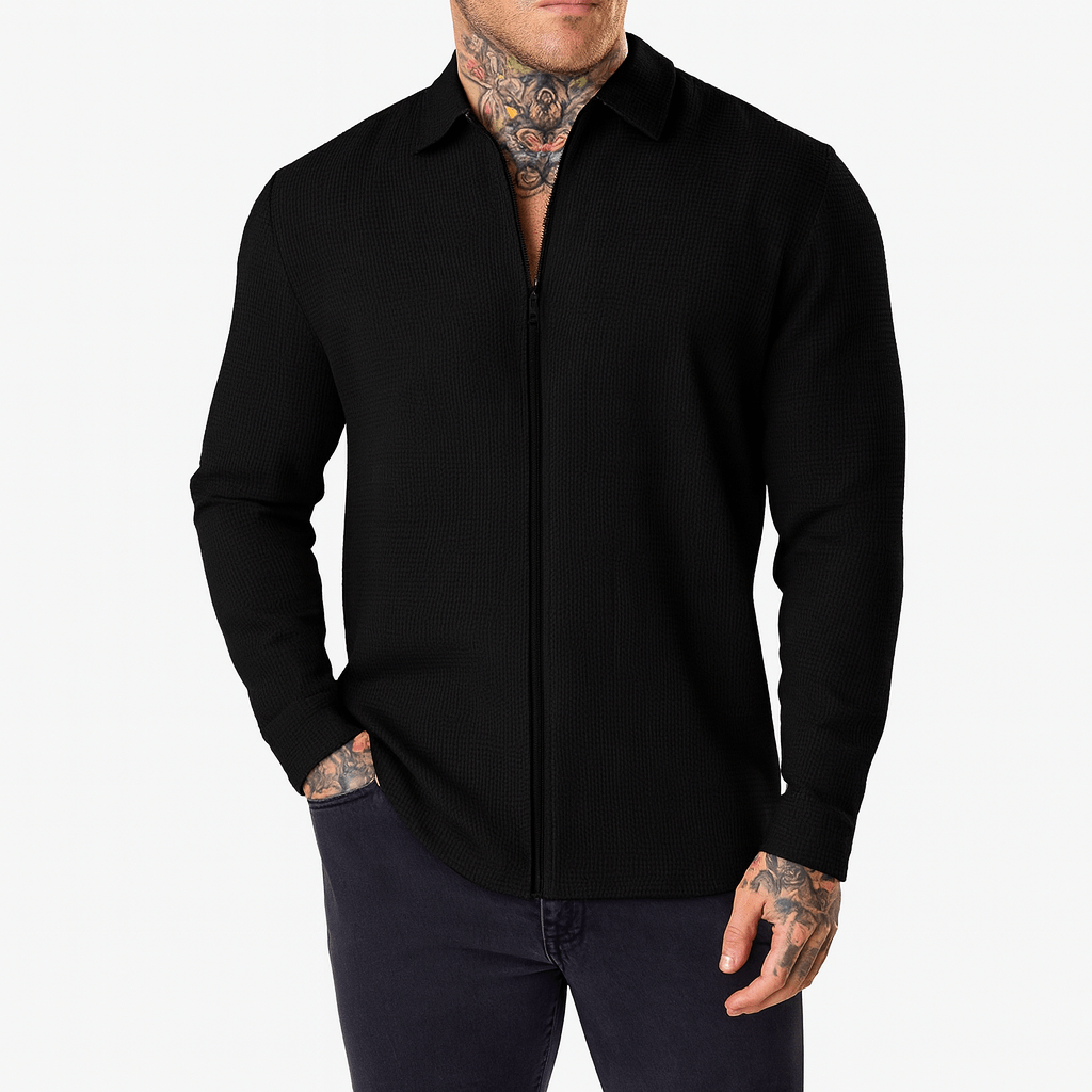 Ben | Stylish Woven Zip Shirt for Men