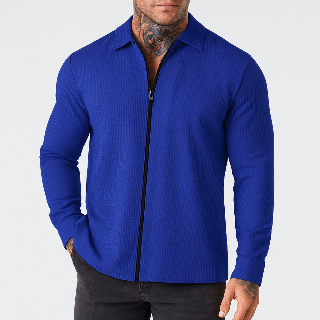Ben | Stylish Woven Zip Shirt for Men