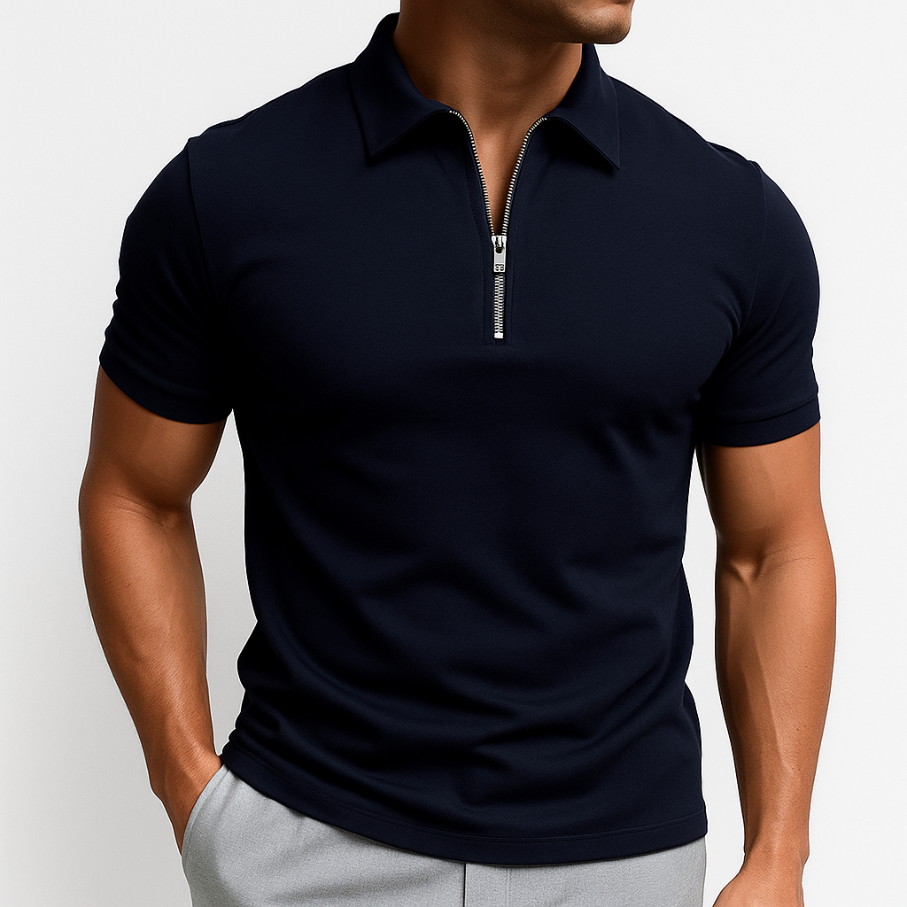 Tom | Zipper Polo Shirt for Men
