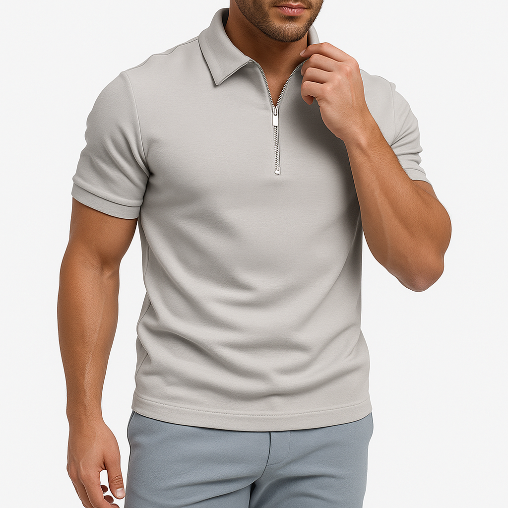 Tom | Zipper Polo Shirt for Men