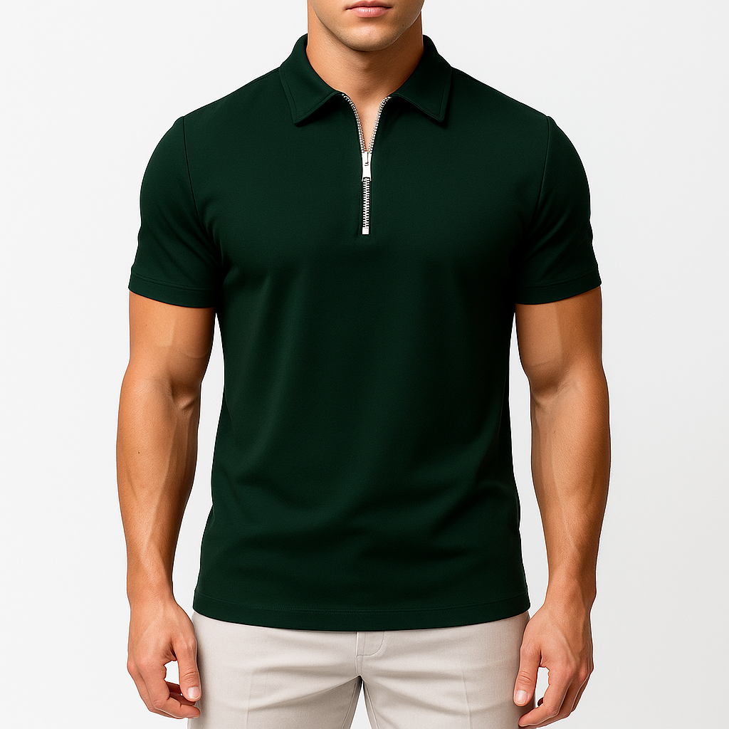Tom | Zipper Polo Shirt for Men