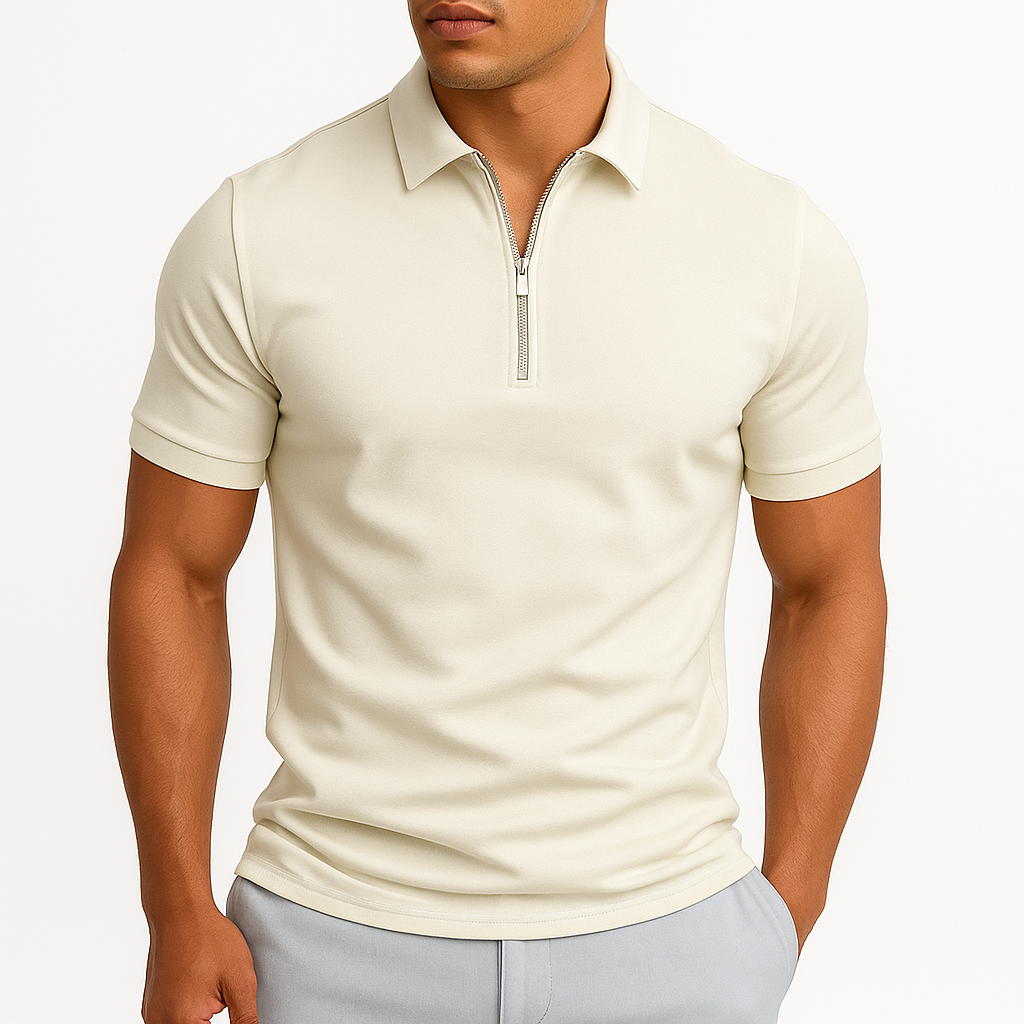 Tom | Zipper Polo Shirt for Men