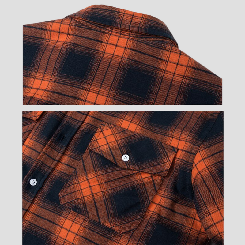 Quincy | Checkered Fleece Winter Jacket