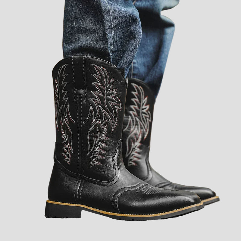 Wyatt | Western Leather Cowboy Boots for Men