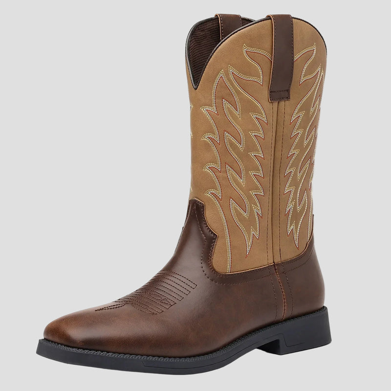 Wyatt | Western Leather Cowboy Boots for Men