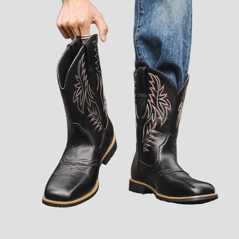 Wyatt | Western Leather Cowboy Boots for Men