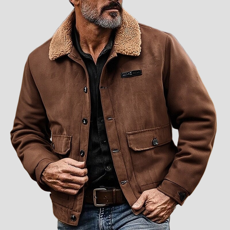 Winston | Men's Suede Fleece Jacket