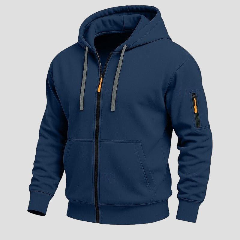 Wesley | Full Zip Fleece Hoodie