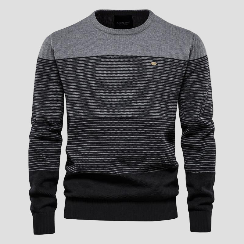 Colton | Men’s Vintage Striped Crewneck Sweater