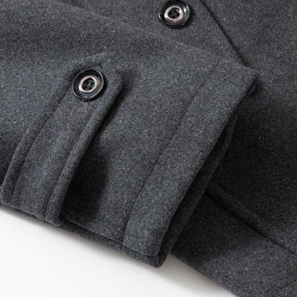 Ryder | Retro Double Collar Woolen Coat
