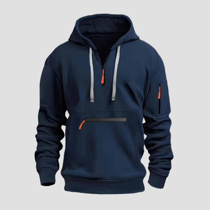 Maddox | Casual Multi-Pocket Loose Sports Hoodie